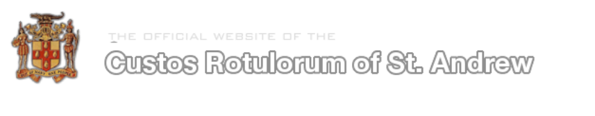 Custos Rotulorum - St. Andrew
